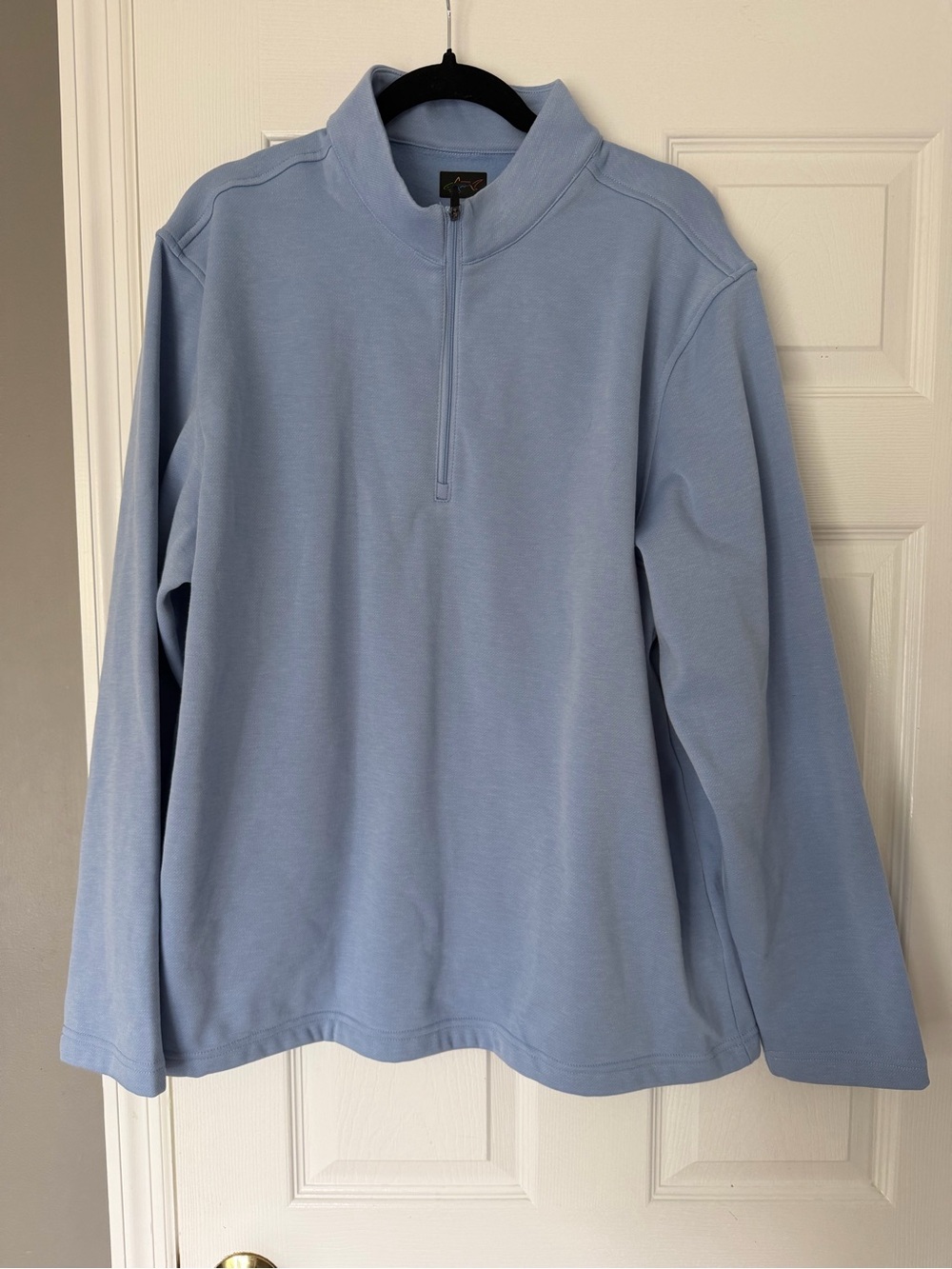 NWOT Greg Norman Men’s Quarter Zip Pullover Medium Blue XL Golf